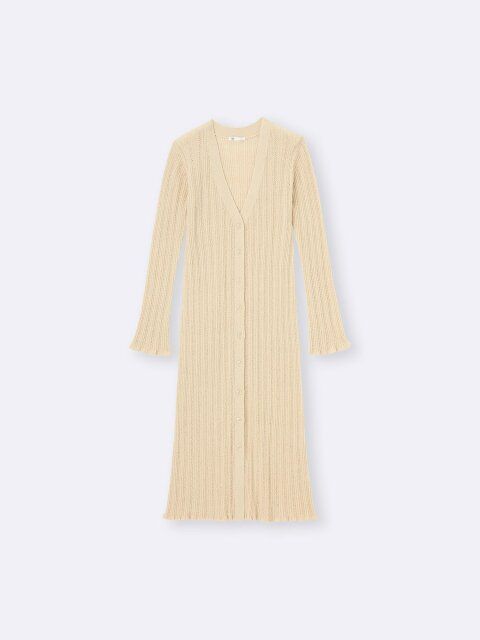 GUのブークレロングカーディガン