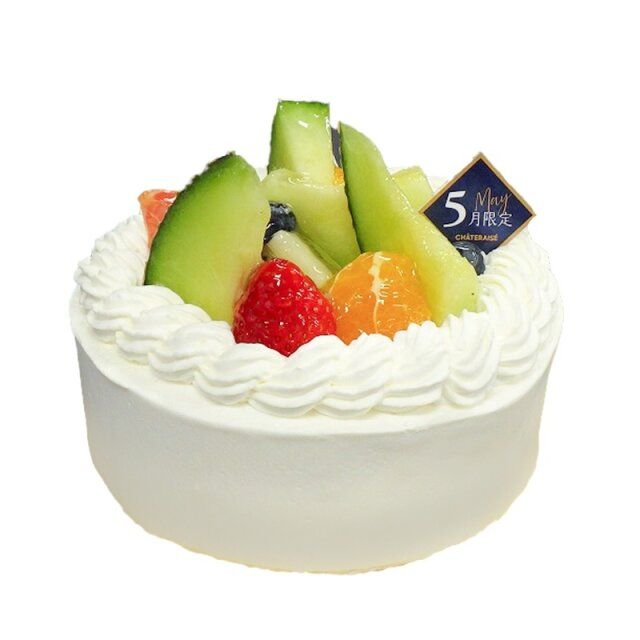 シャトレーゼのアンデスメロンのデコレーション14cm