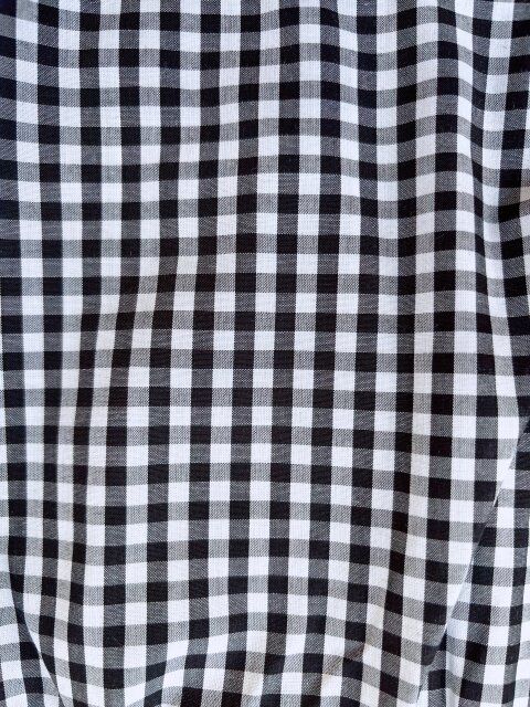 GU ティアードマキシスカート チェック 生地のアップ