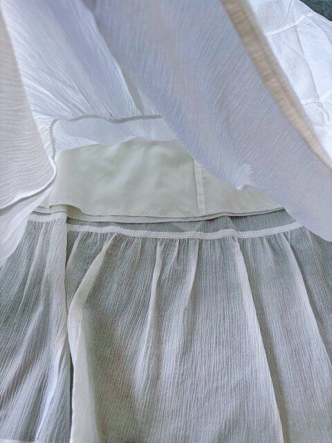 GU ティアードマキシスカート 裏地