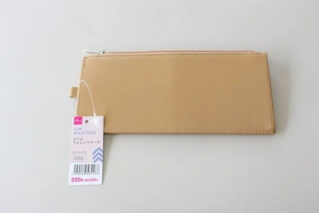 ダイソー スリムウォレットケース 商品タグ