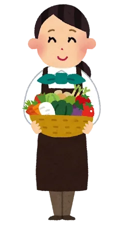 絵に描いた餅のイラスト（男性）