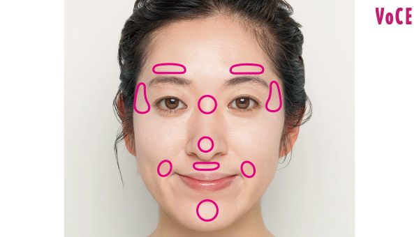 高さが欲しい部分に線＆点で光を