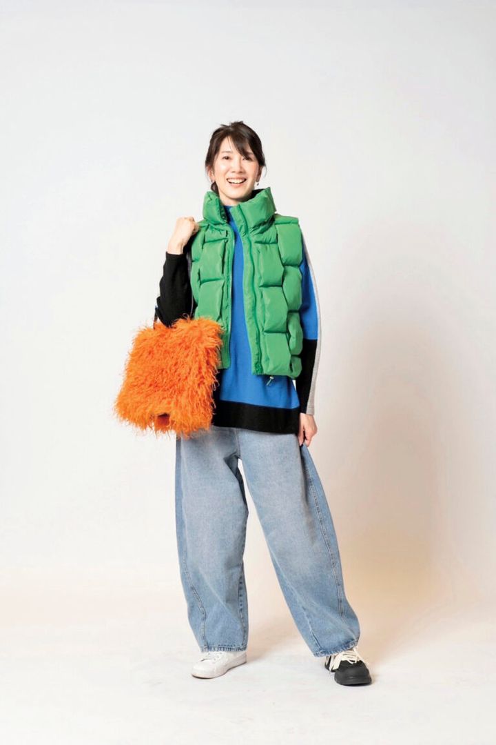 撮影モデルを務めたときの1枚