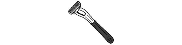 カミソリでのケア