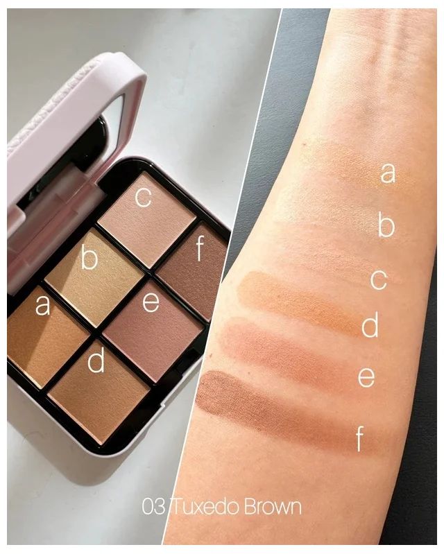 スナイデル ビューティ アイデザイナー n 03 Tuxedo Brown スウォッチ