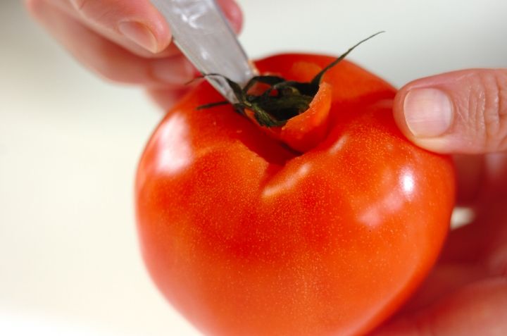 アボカドの3色和えの下準備2