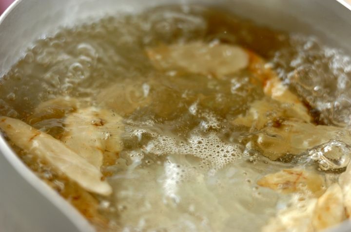 ゴボウのバターソテーの作り方1