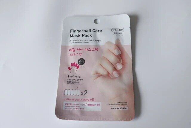 ダイソー ネイルケアマスクパック パッケージ