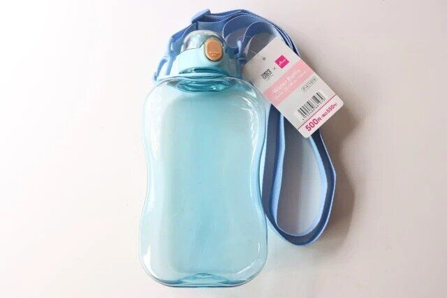 ダイソー 水筒（スキットル風、760mL） 商品タグ