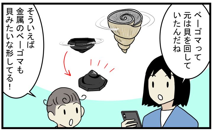 昔の貝から進化したものだった