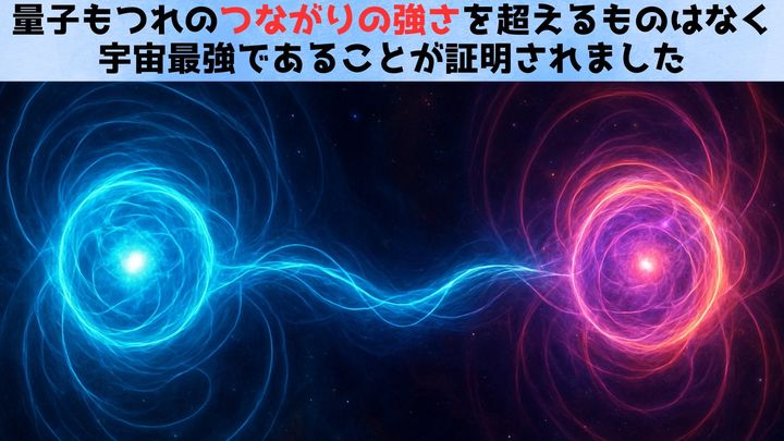 量子もつれが宇宙最強の「つながり」であることが証明された