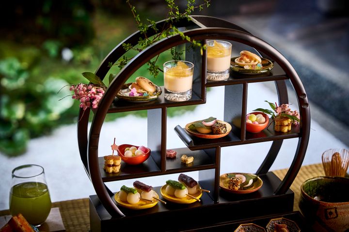 日本料理「花筐」の和のアフタヌーンティー 6,800円(税・サ込)