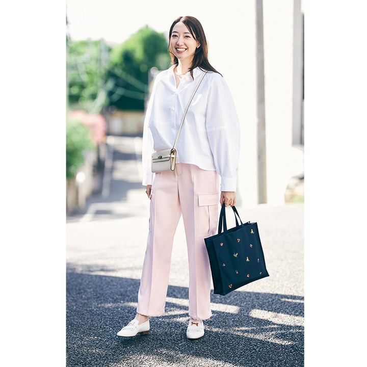 幼稚園ママの好印象ピンクコーデ