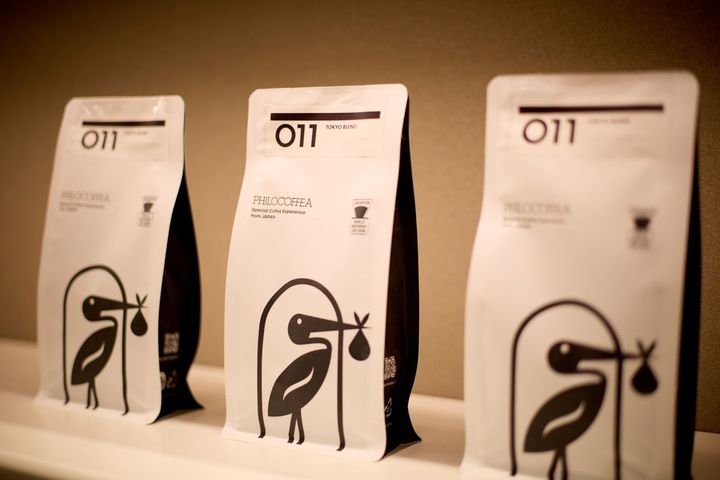 PHILOCOFFEAのオンラインショップではコーヒー豆を購入することもできる。