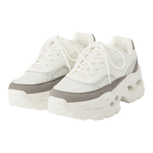 2025春夏しまむらレディースコラボ厚底スニーカー