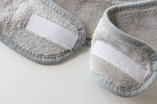 面ファスナー付きヘアバンド 構造