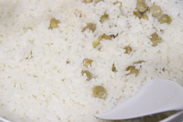 ダイソーのたきこみごはんの素（豆ごはんの素）6