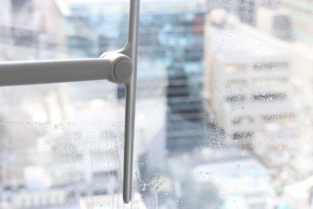 回転ガラスワイパー 使用例