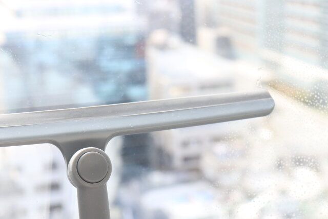 回転ガラスワイパー 使用後