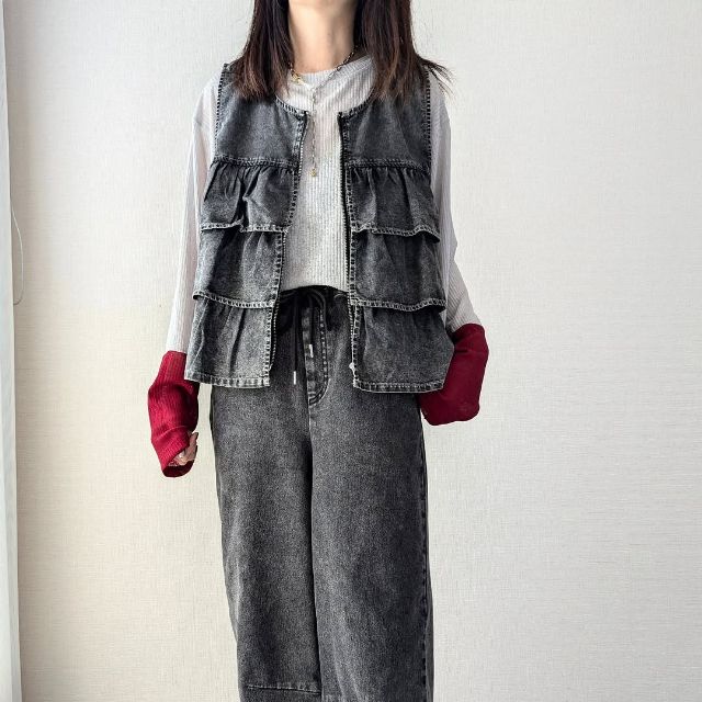 TAI＊DティアードVを着たコーデ