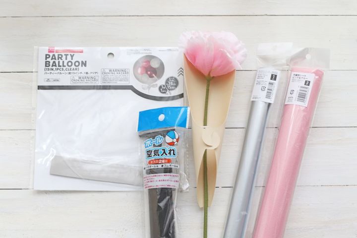 バルーンフラワー材料