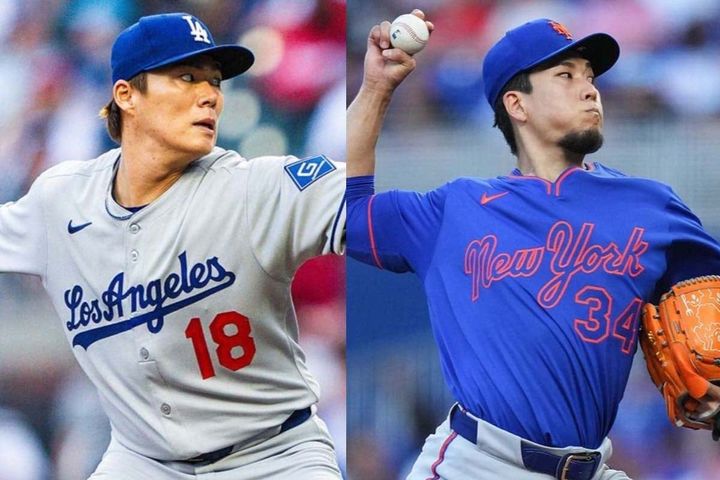 山本由伸、千賀滉大（C）Getty Images