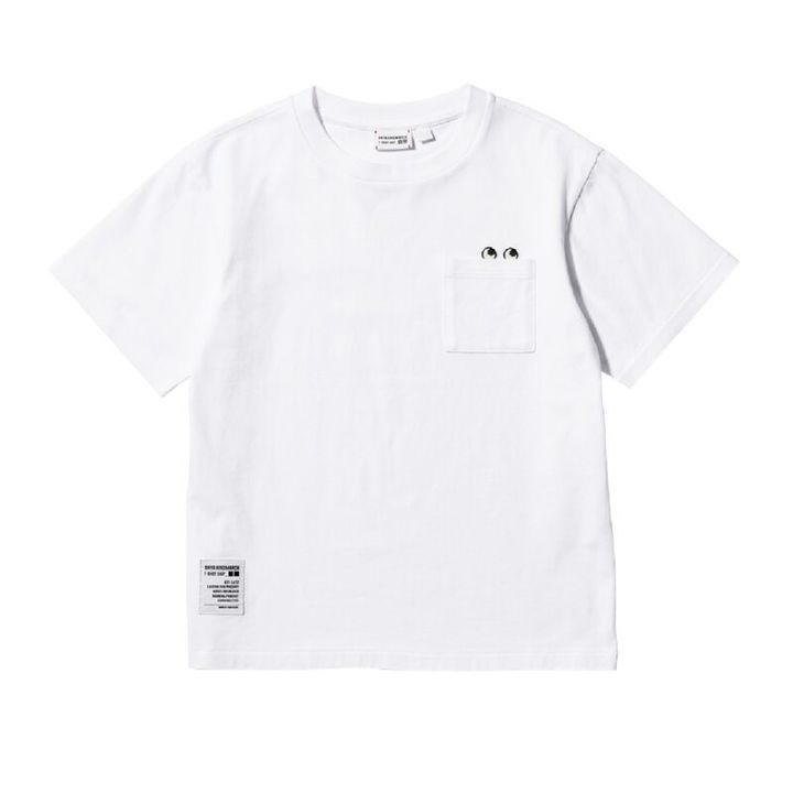 ユニクロとアニヤハインドマーチのキッズTシャツ ホワイト