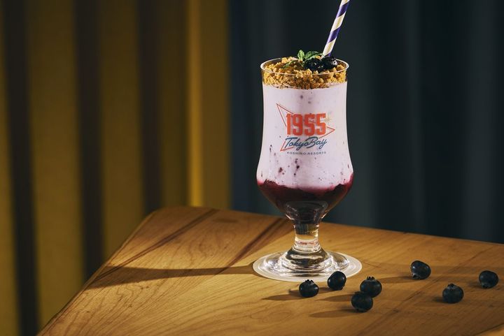 「ブルーベリーチーズケーキシェイク」