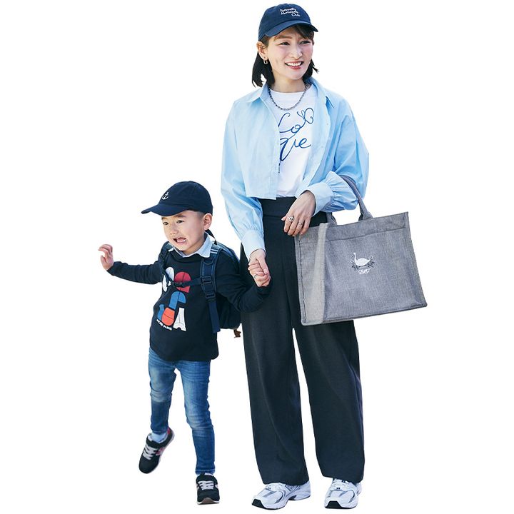 幼稚園ママのカジュアルコーデ