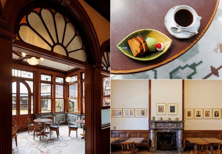 清水寺近くの大正レトロな洋館カフェ「CAFE五龍閣」で、パウンドケーキと香り豊かなコーヒーを