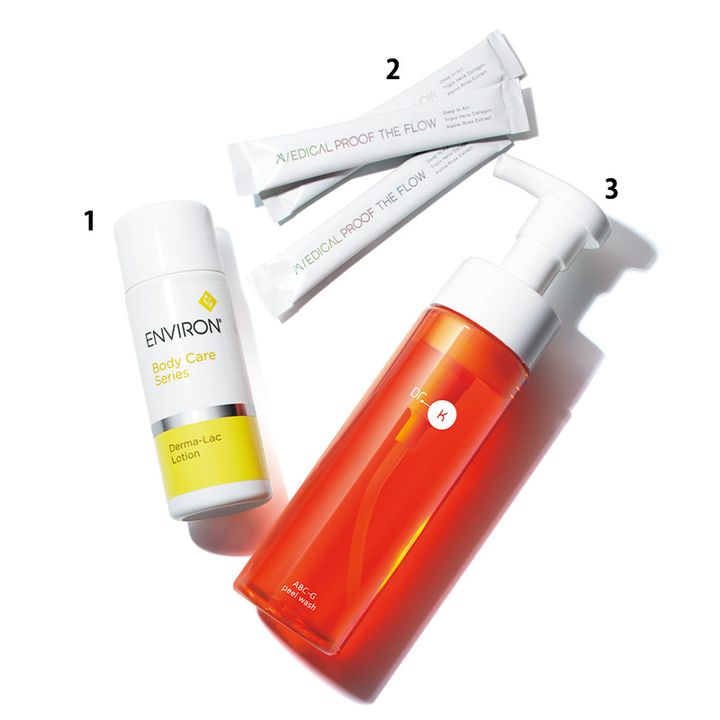 エンビロンのローション、メディカルプルーフの洗顔、ドクターケイの洗顔