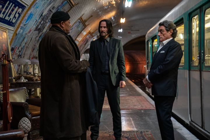 『ジョン・ウィック：コンセクエンス』（2023）撮影中のセットにて。