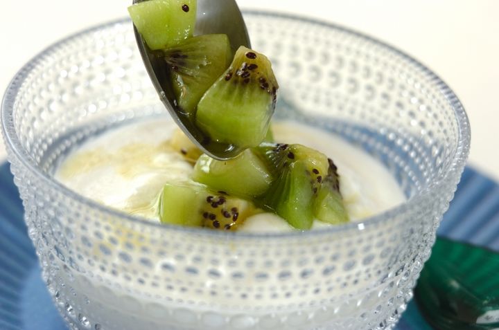 ヨーグルト・キウイソースの作り方1