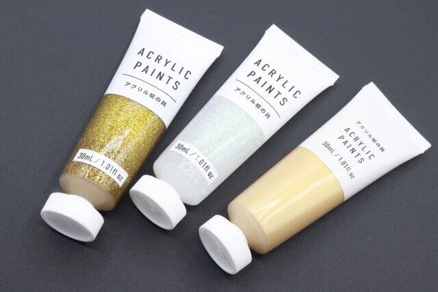 ダイソーのアクリル絵の具1