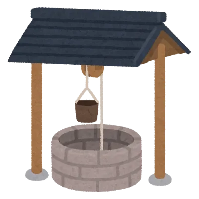 絵に描いた餅のイラスト（男性）