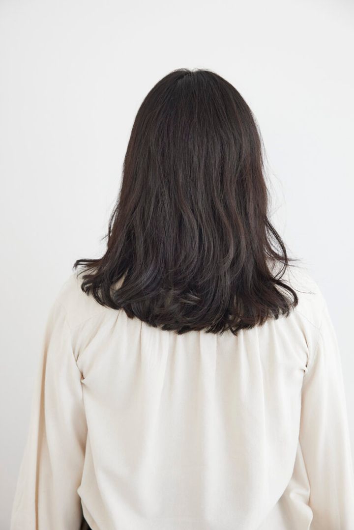 ラフなパーマが浮き毛で残念に