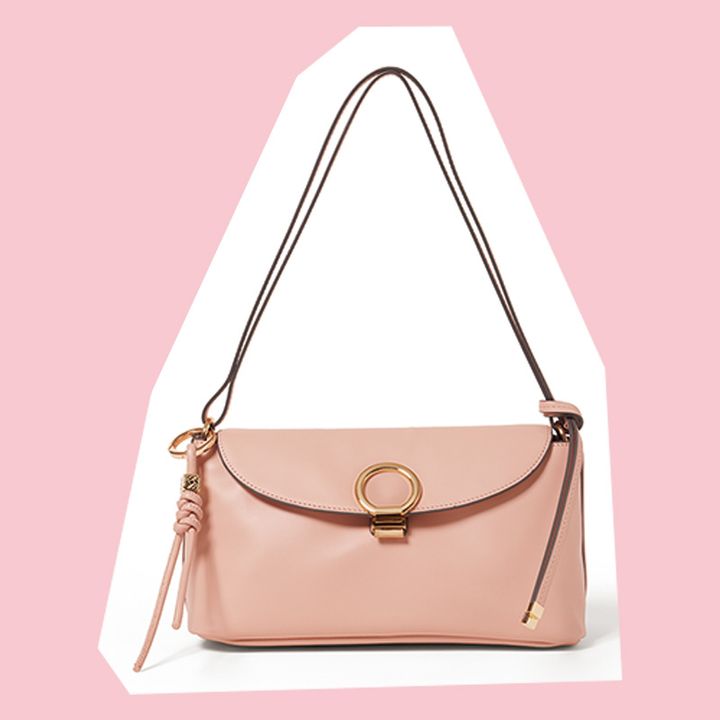 Atelier TOMORROWLANDのピンクのクラッチショルダー