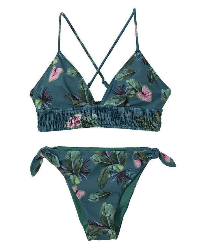 ボタニカル柄 ビキニ