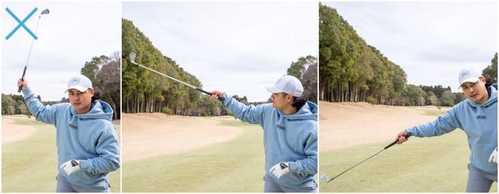 フェースに乗るアイアンショットはどんなスイング？ポイントは「右ヒジを…」