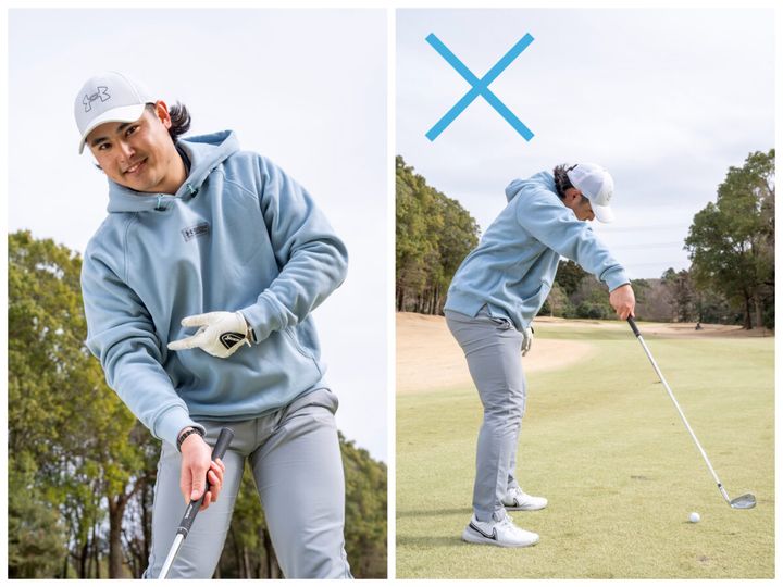 フェースに乗るアイアンショットはどんなスイング？ポイントは「右ヒジを…」