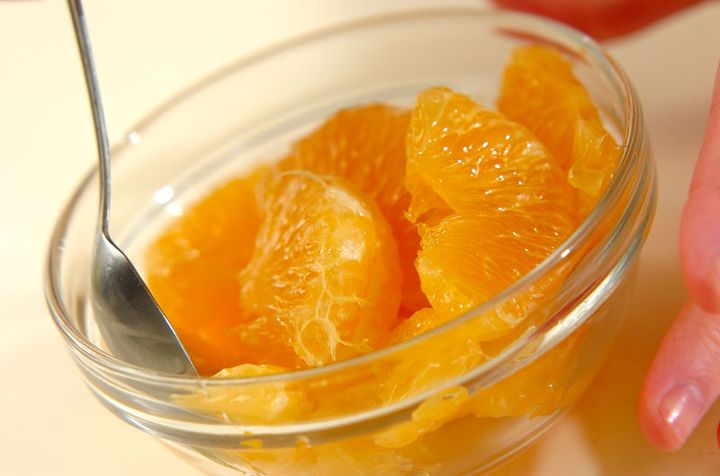 フルーツ・甘夏の下準備1