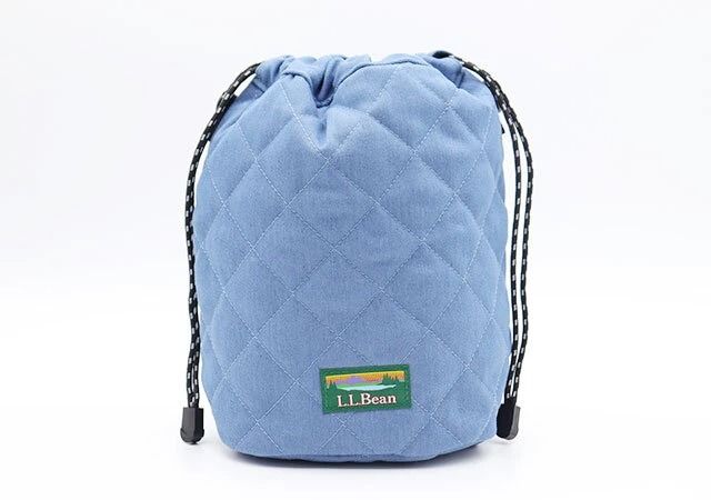 L.L.Bean［エル・エル・ビーン］デニム調生地で作ったキルティングポシェット