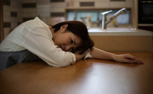 疲れた女性