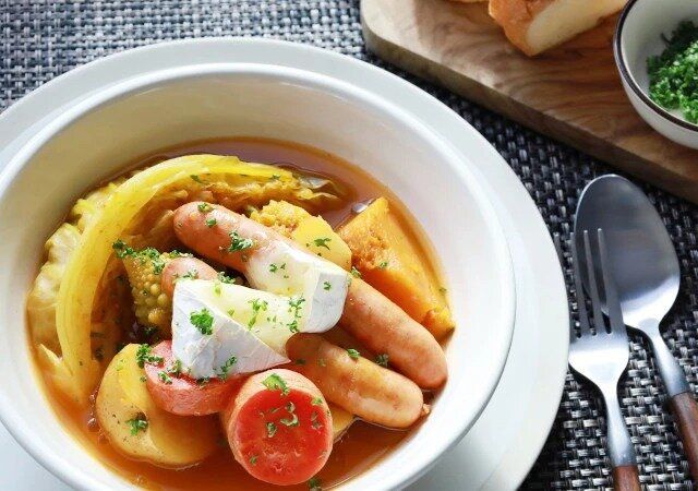 チーズカレーポトフ