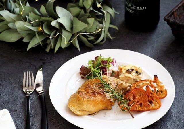 鶏もも肉のコンフィ