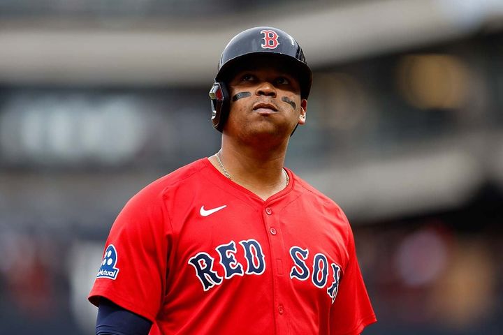 レッドソックスのラファエル・デバース（C）ロイター