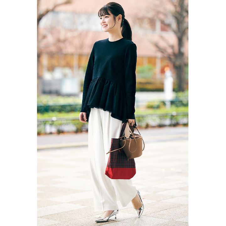 幼稚園ママの園行事好印象コーデをスナップ