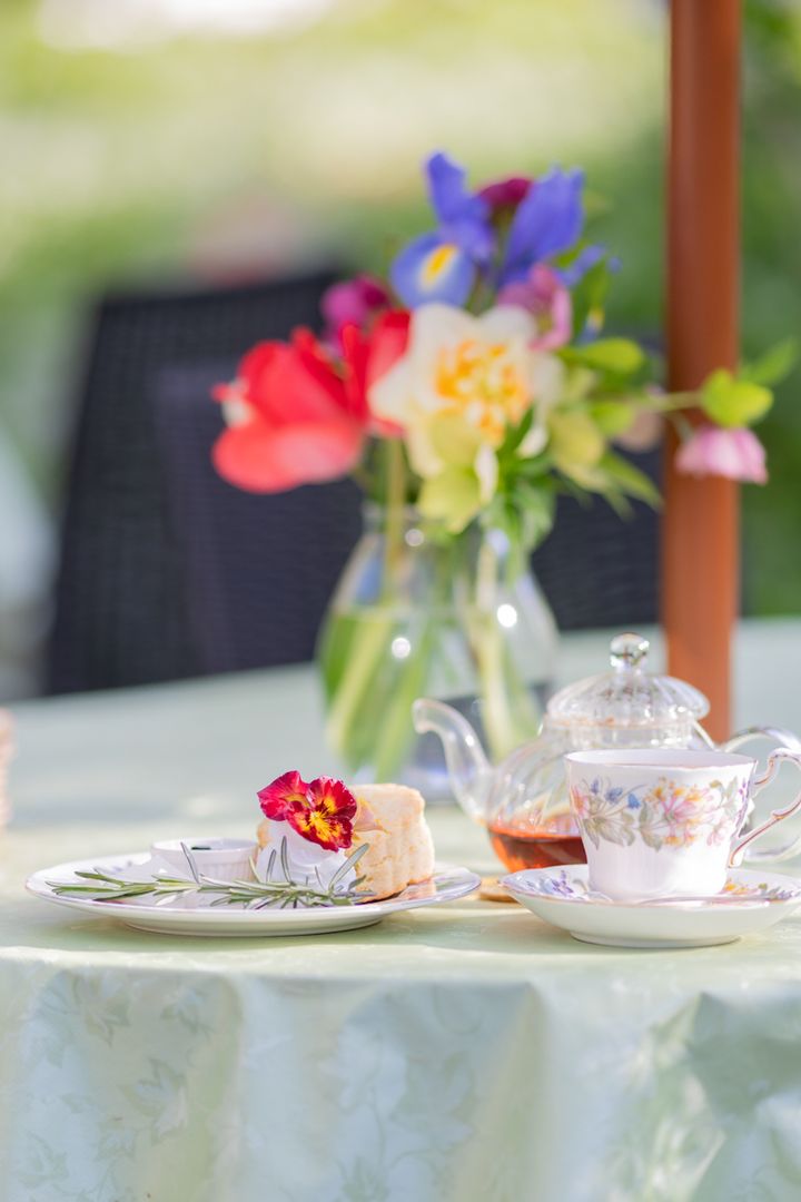 「ドリプレ・ローズガーデン」のカフェ