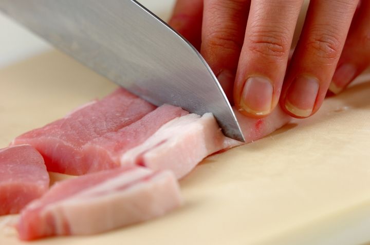 定番の串カツの下準備1